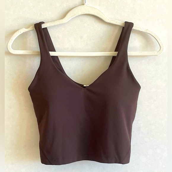 lululemon athletica Other - LULULEMON ALIGN TANK TOP LIGHT SUPPORT - Size 6, Espresso